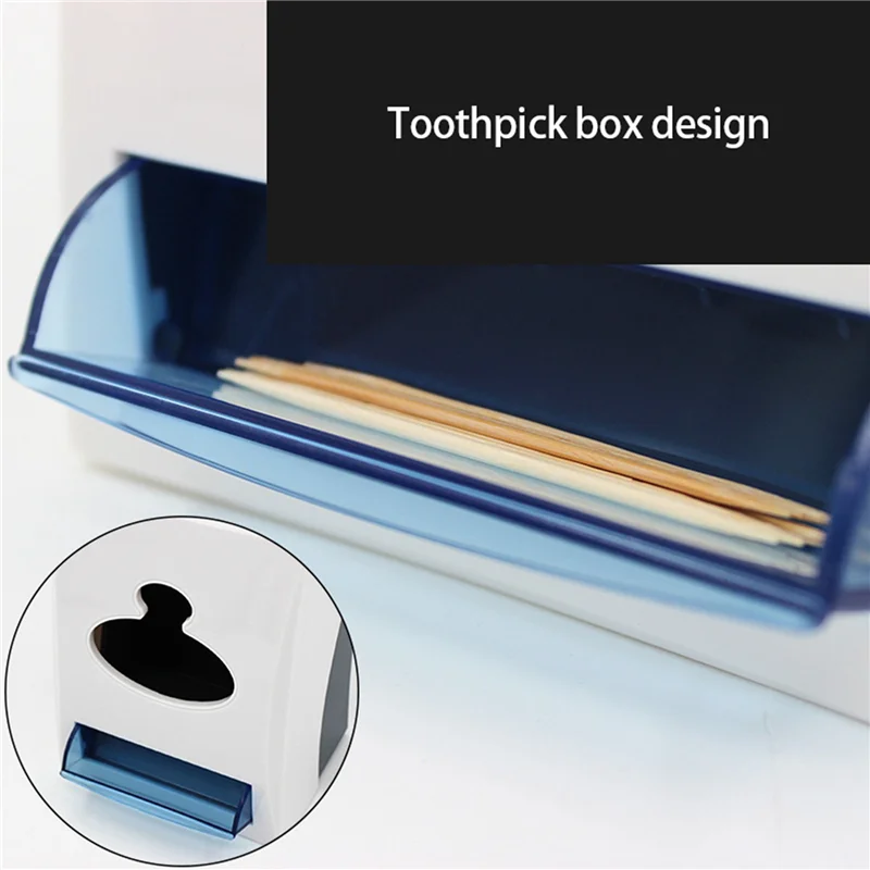 

3X Table Top Restaurant Tissue Dispenser Napkin And Toothpick Holder Paper Roll Holder For Hotel-ABQU