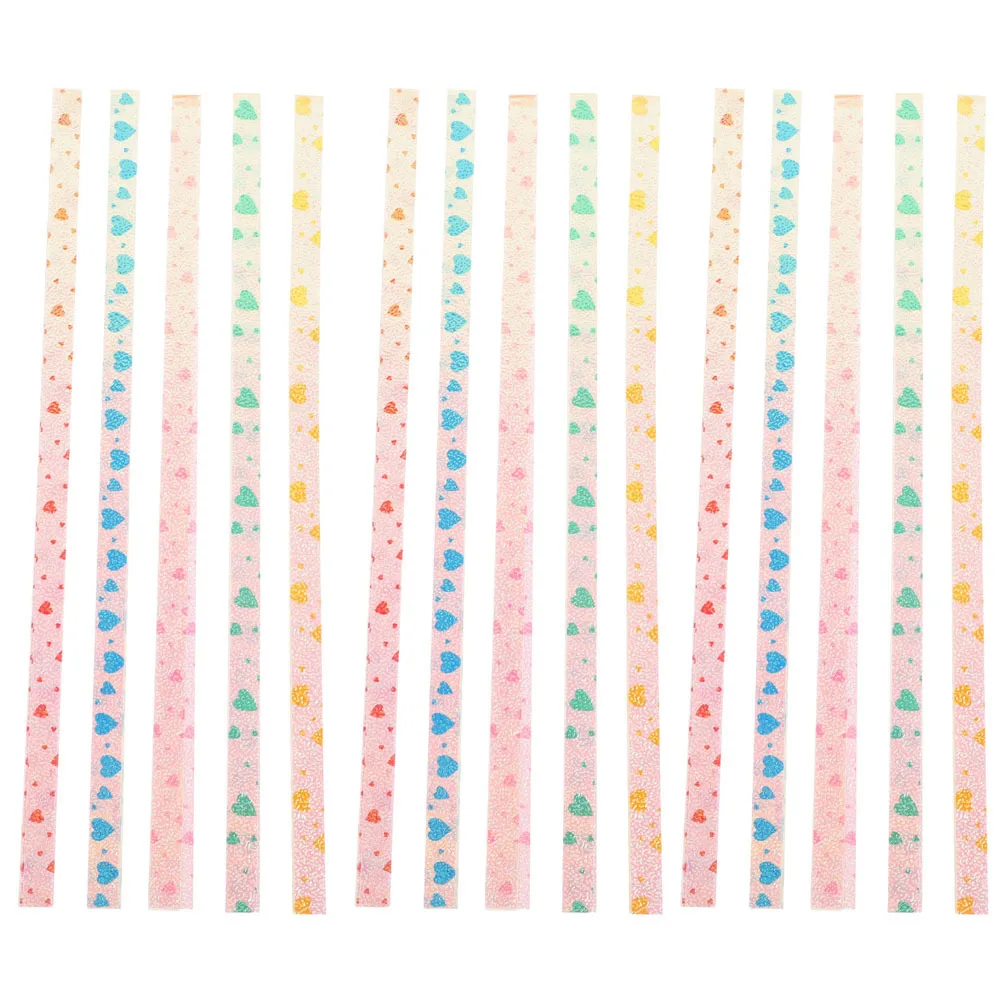 240 Piezas de Tiras de Papel con Purpurina en Forma de Estrella, Hojas de Origami con Bordes Lisos para Niños y Adultos, Manualidades, Decoraciones Navideñas, Aula