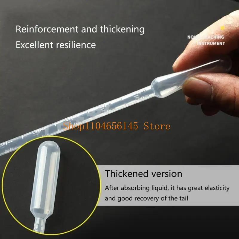 5ASD 100 PIASE Pipet Transfer Plastik Pipet sekali pakai untuk eksperimen