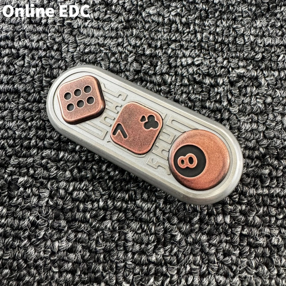 

Pre-owned ROGUEEDC Mini Crispy Sticks Stainless Steel Fidget Slider Quick Release Push Button Fidget Toys For Adults
