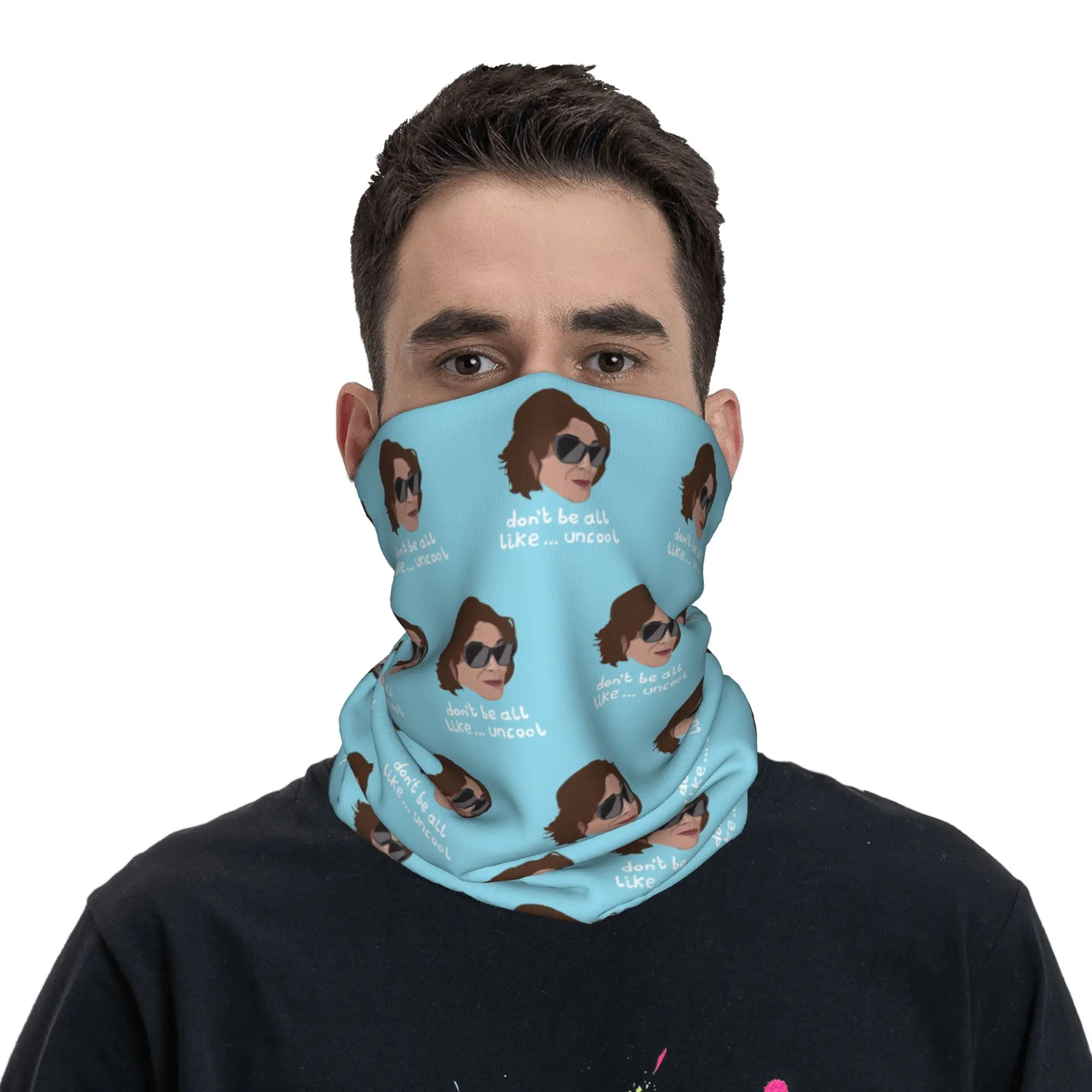 

Luann - Real Housewives - Rhony - Don't Be All Like Uncool Bandana Neck Cover Шарф с принтом Теплая маска для лица Спорт на открытом воздухе