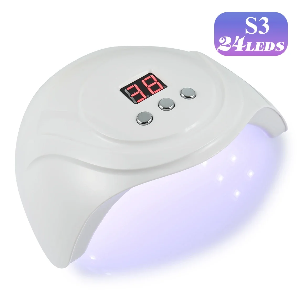 NEW Nail Dryer Machine Portable USB Cable 24LEDS UV Led Nail Lamp For Drying Curing Nail Varnishes