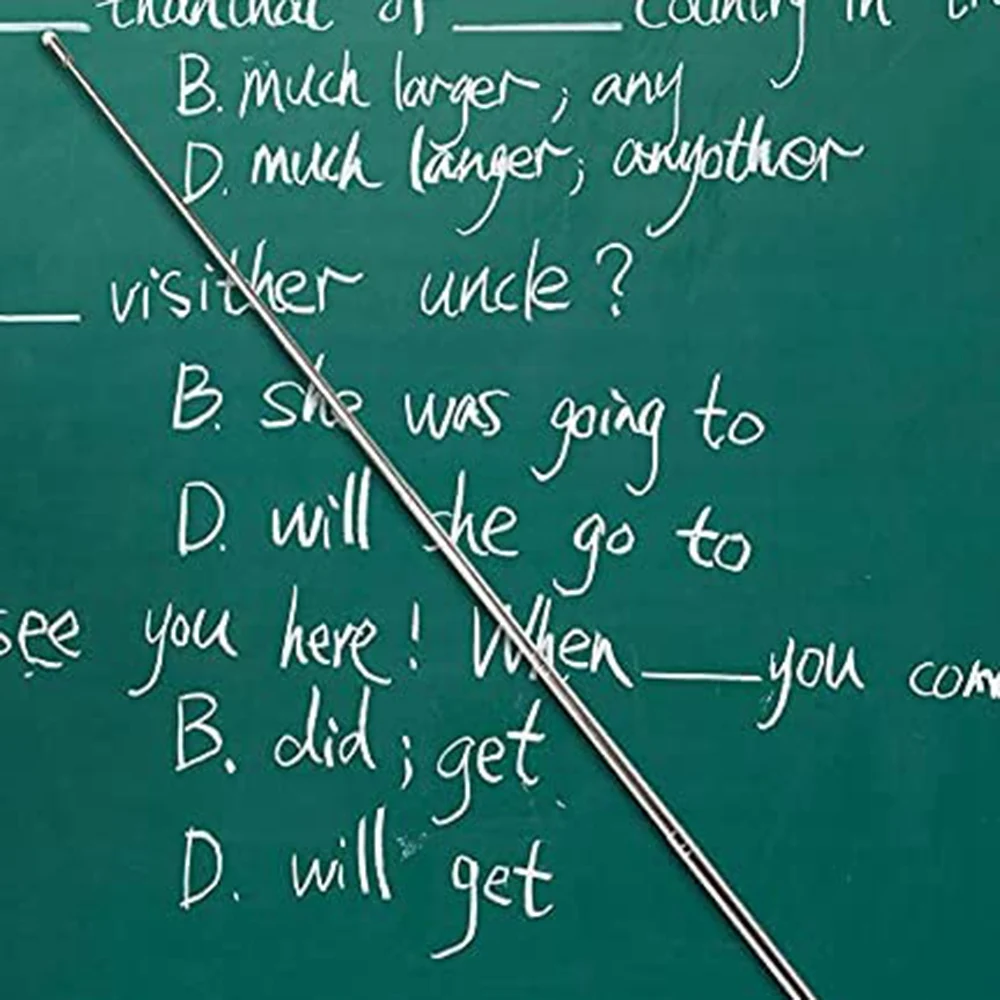 2 Pack Telescopic Teachers Pointer Teaching Pointer Hand Pointer Classroom Whiteboard Pointer Handheld Presenter