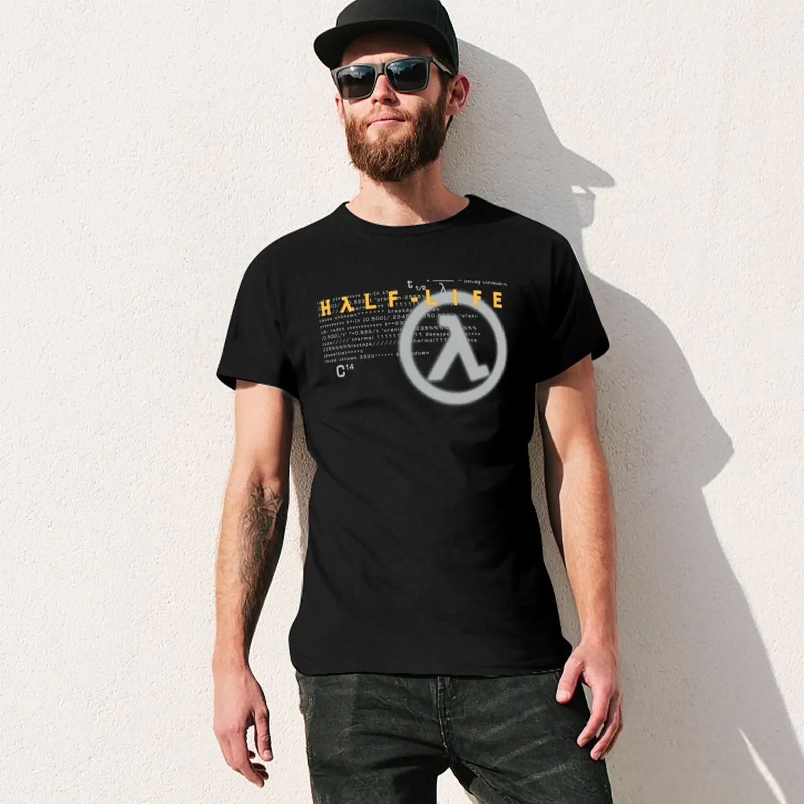 Half Life 1998 shirt T-shirt graphics quick-drying plain t shirts men