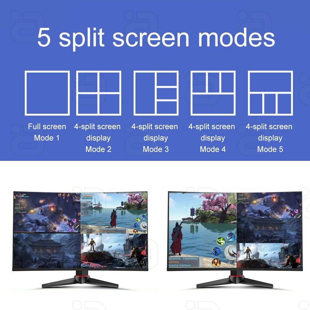 Scheda di acquisizione Video HDMI2.0 USB3.0 4 In 1 Out Switcher separatore Audio registratore Mic gioco per PC con telecomando