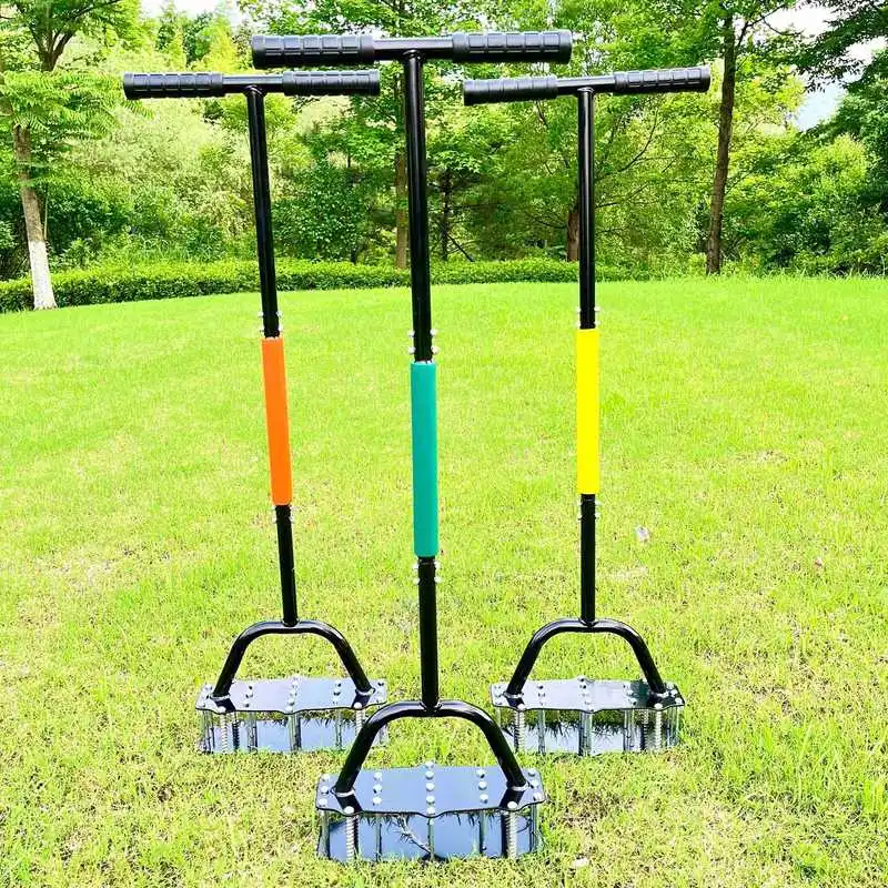 Spring-loaded soil loosener lawn soil loosener Courtyard lawn inflator, soil turner, garden labor-saving soil perforator