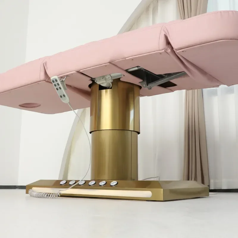 Bohorio Electric Beauty Bed with Foot Control Lifting Function for Eyelash Extension Microblading and Massage Treatment