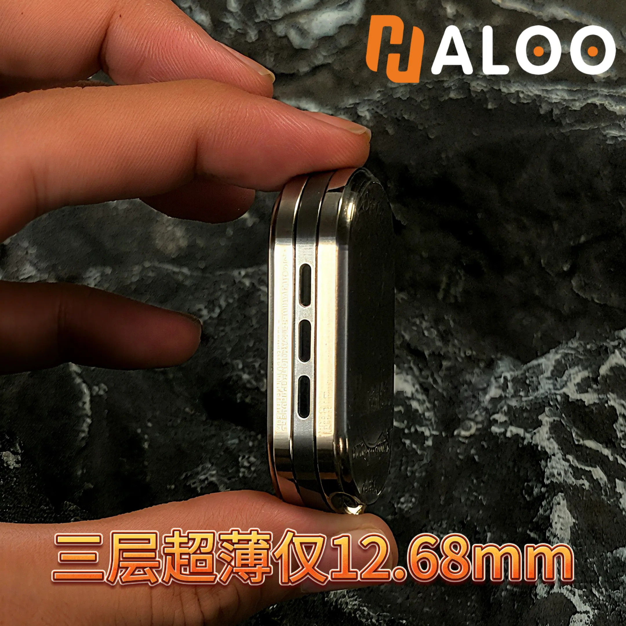 Halo Player God of Wealth Huang Caishen Tuning Fork Zirconium Alloy Fidget Slider High Tech EDC Stress Relief Fidget Spinner Toy view 5