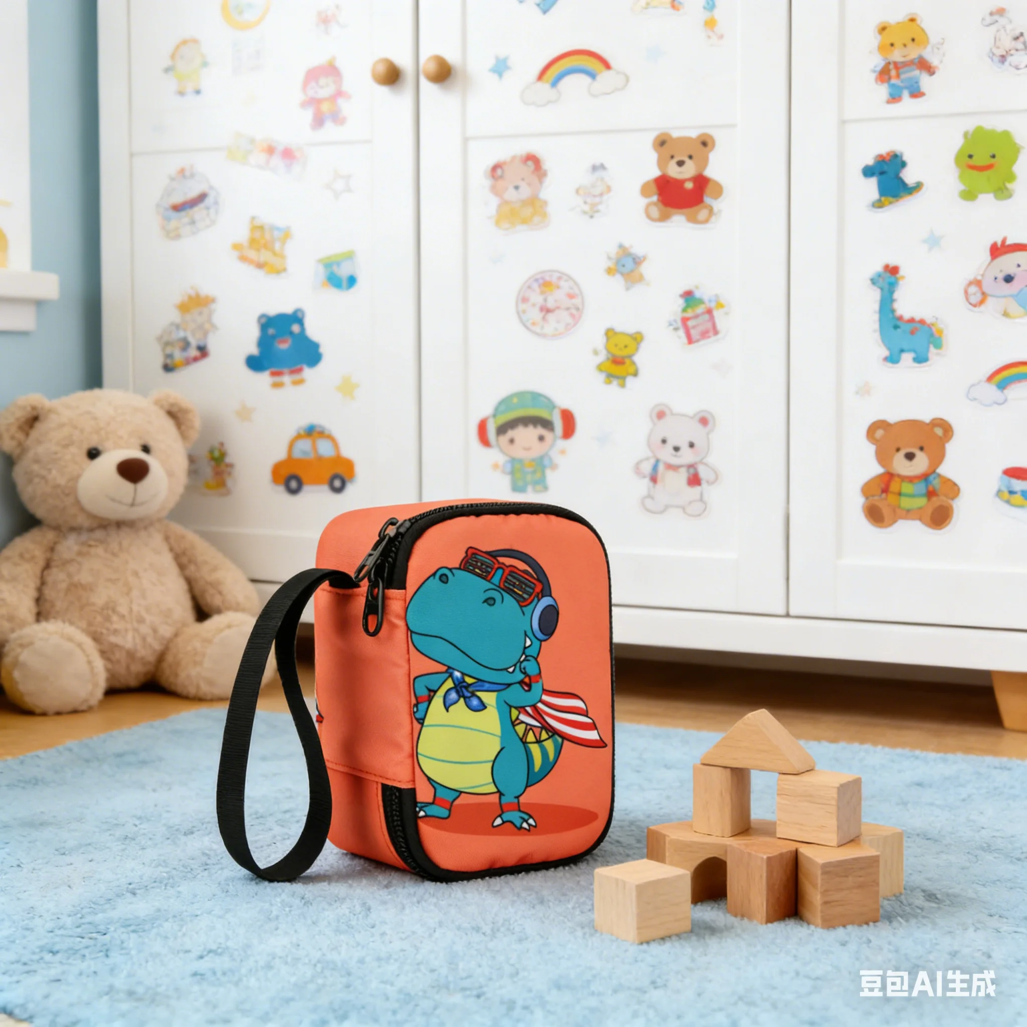 

EVA Storage Bag For Yoto-Mini Story Machine Cute Cartoon Scratch Resistant Protective Carrying Case Audio Player Accessories