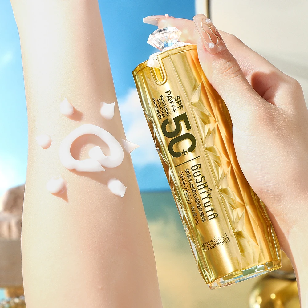 

SPF50+ Sunscreen Lotion Whitening Solar Uv Radiation Sun Screen Protetor Body Cream Oil Control Moisturizing Face Sunscreen 50g