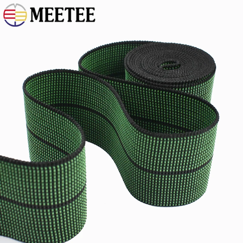 

5/10Meters 43/50/70mm High Elasticity Rubber Bands Trampoline Chair Elastic Band Garment Belt Stretch Tape Sewing Accessories