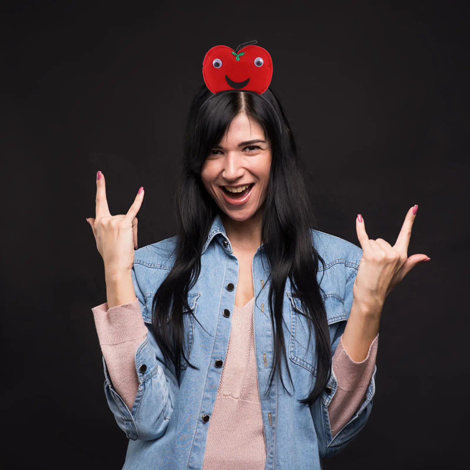 

Набор из 2 легких мягких полиэстеровых ободков для волос в форме фруктов для Хэллоуина, карнавала, косплея, тематических вечеринок, фотосессий и праздников