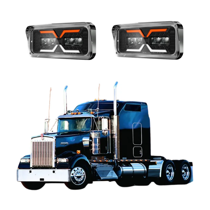 Truck Lighting System for Western Star 4800 4900 6900 Accessories Led Headlights for Truck