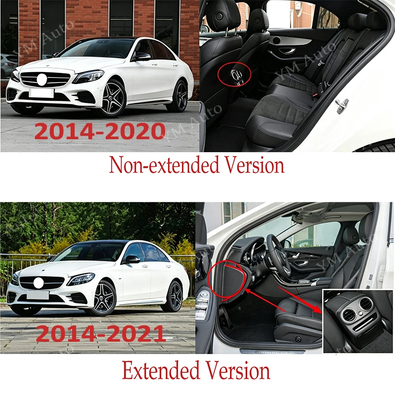 Custom Shockproof Car Floor Mats Fit For Mercedes-Benz C-Class 2014-2021 Wear Resistant Auto Interior Accessories