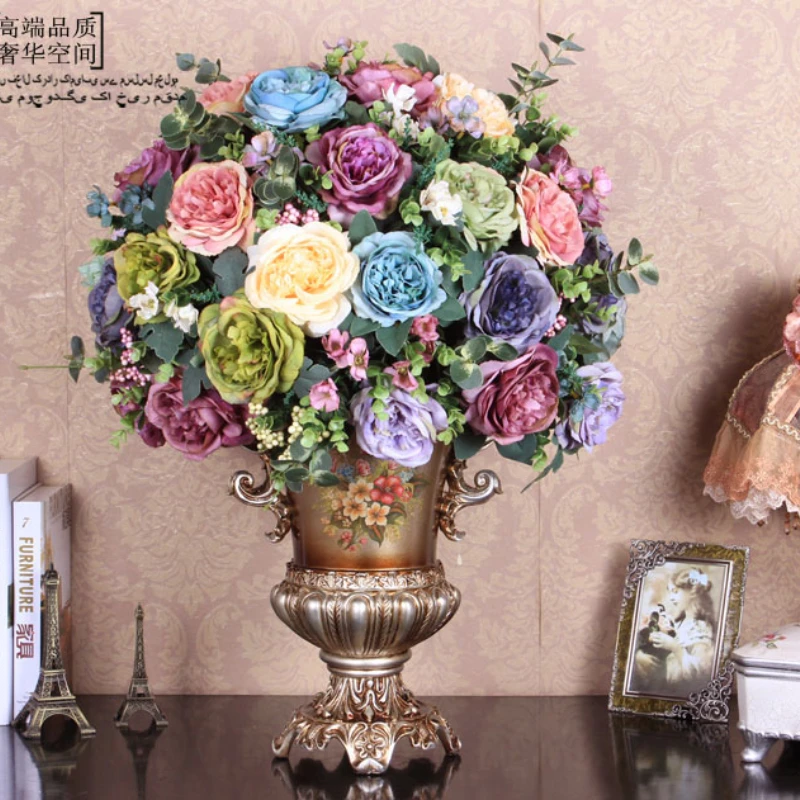 Furong Princess Artificial Flower Set Floral Peony Camellia