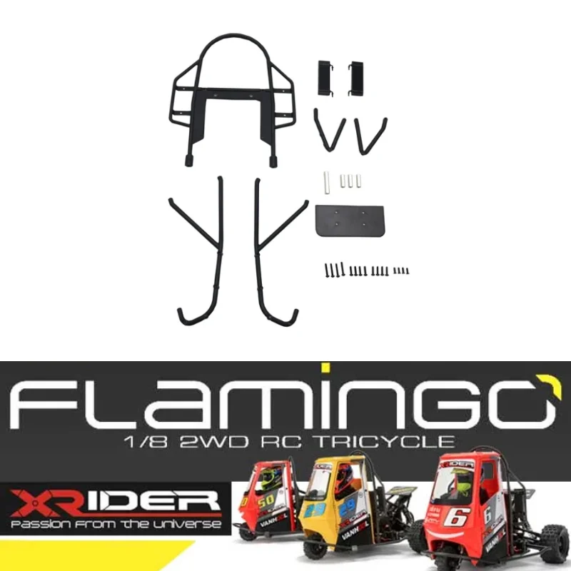 X-Rider flamingos 1/8 Body Shell Roll cage Driver Sticker For X-Rider flamingos FG8043 FG8023 FG8044 FG8027 Body Parts