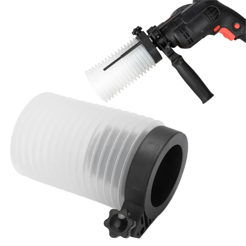 

Drill Dust Bowl Collector Large Capacity Electric Hammer Cover White For Drilling