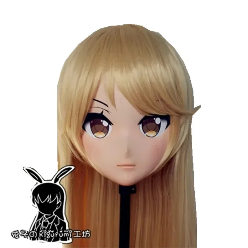 

(Кролик 93) Платье с крестом из смолы, красивая девушка, голова BID, маска куклы, японское аниме, маска кигуруми, косплей с париком