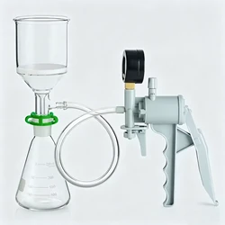 250/500/1000ml,24/29,Suction Filtration Kit,70mm Filter Funnel,Glass Flask,Vacuum Pump