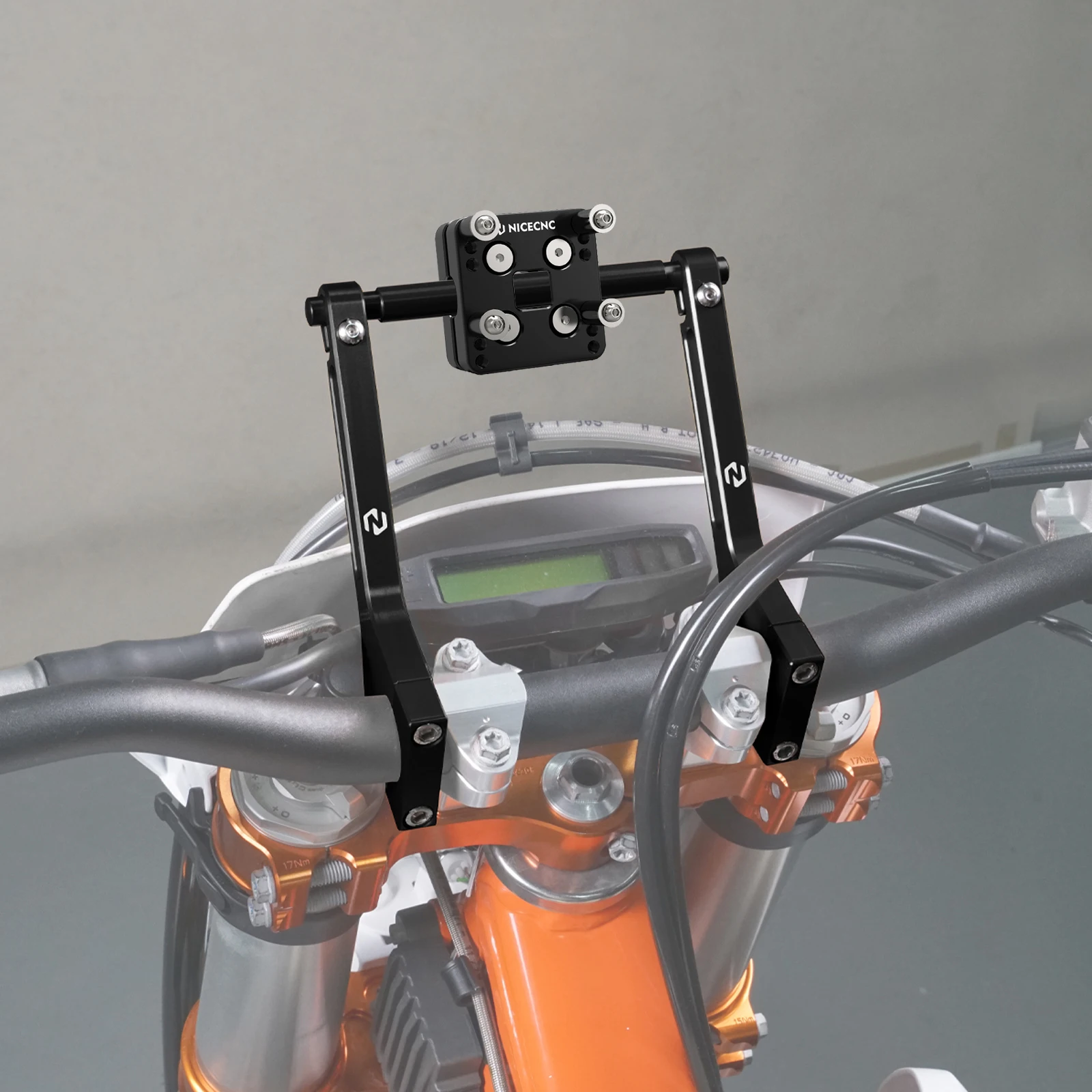 

DirtBike GPS Navigator Roadbook Arms Bracket/Phone Holder AMPS Pattern for KTM 125-530 SX SXF EXC TPI EXC-F XC XC-F XC-W XCF-W