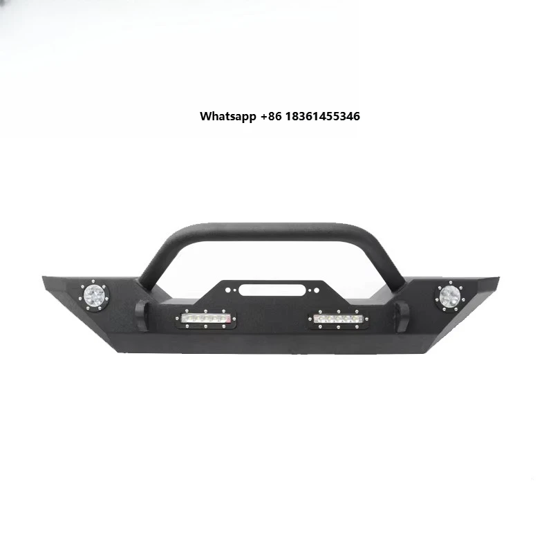 

Wrangler Front Bumper With Light for wrangler JK Accessories 4x4 Auto Bumper Guard