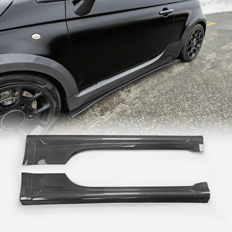 

For Fiat 500 S3 EPA Type Wide Body Side Skirt, Vehicle Side Body Skirt, Exterior Upgrade Accessory, Body Mod Part