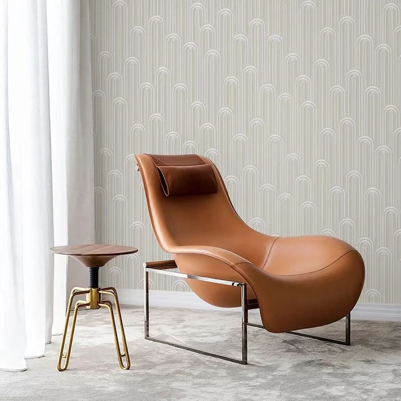 Retro creative simple duck tongue leisure chair, living room homestay small apartment