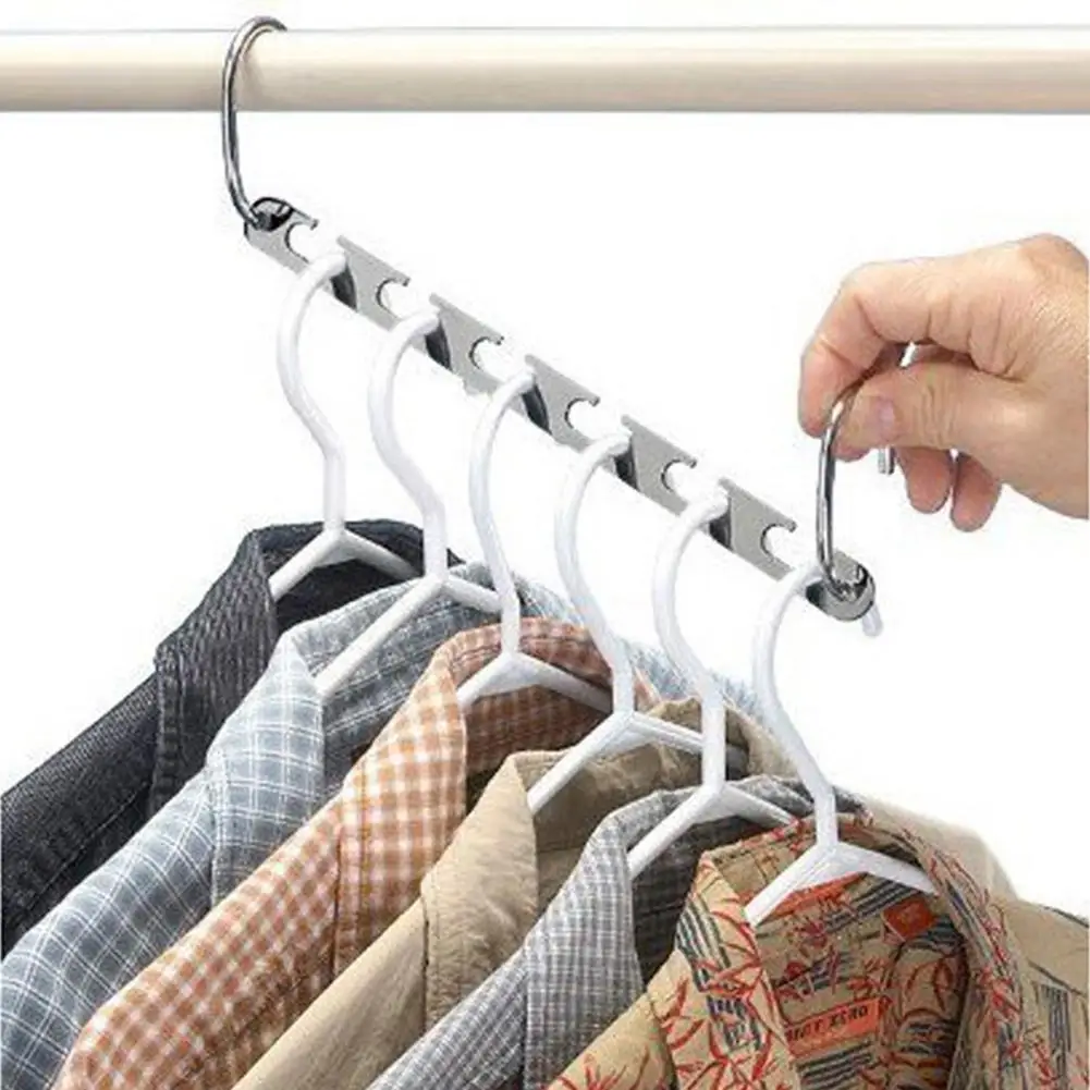 Magic Hangers For Clothes Hanging Necklace Metal Cloth Clothes Hangers Organizer Hangers Clothes Rack Closet Storage Hanger