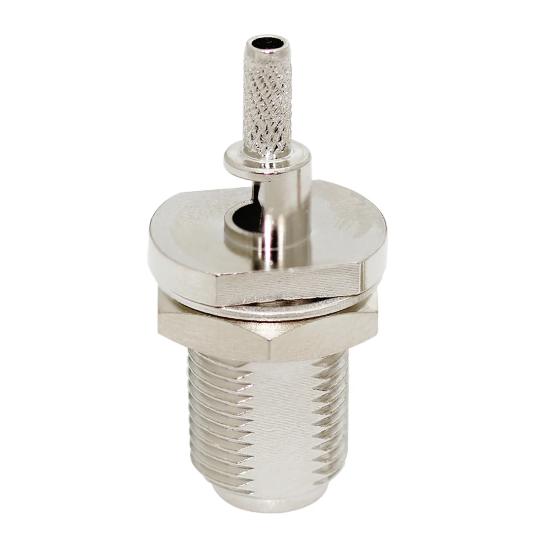 1pc  F Male Plug Female Jack RF Coax Connector Crimp for RG316 RG174 RG58 RG142 Cable Nickelplated NEW