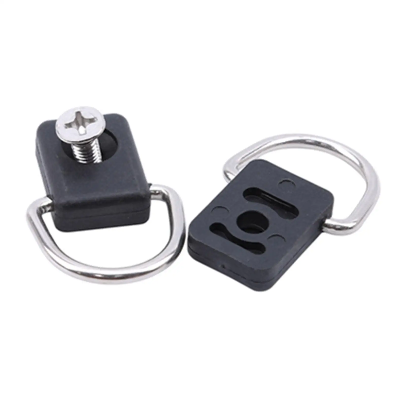 كاياك D خواتم دائم الفولاذ المقاوم للصدأ النايلون الزورق D أبازيم لملحقات الأجهزة تزوير بنجي حبل مجموعة صف قارب الإبحار #5