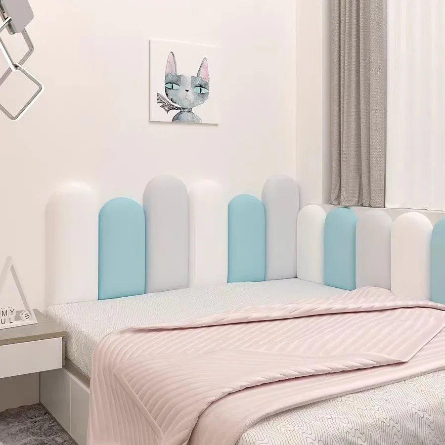 Arc Headboard Bedroom Furniture Tete De Lit Kids Room Decor Bed Head Cabecero Cama 135 150 Nursery Anti-collision Wall Panels