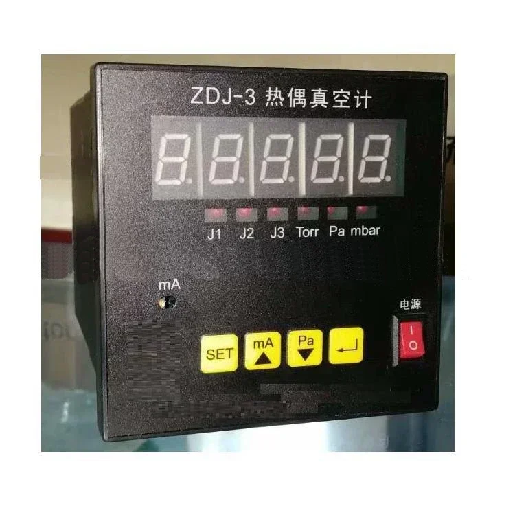 ZDJ-3 Digital Display Thermocouple Vacuum Gauge Vacuum Measuring Gauge Thermocouple Vacuum Gauge Data Acquisition System