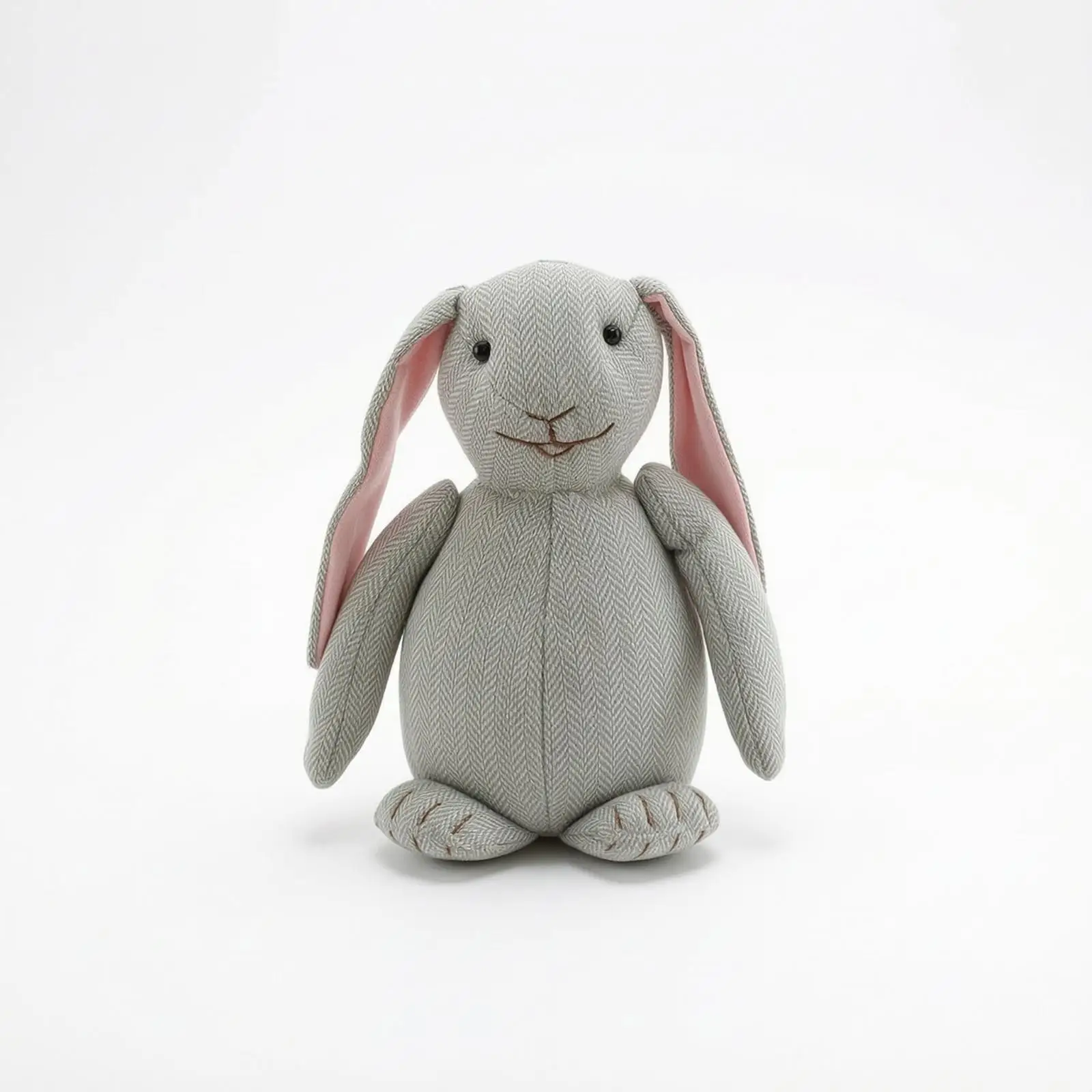 Rabbit Door Stopper Weighted Stuffed Animal Doorstop Charming for Bedroom, Kids