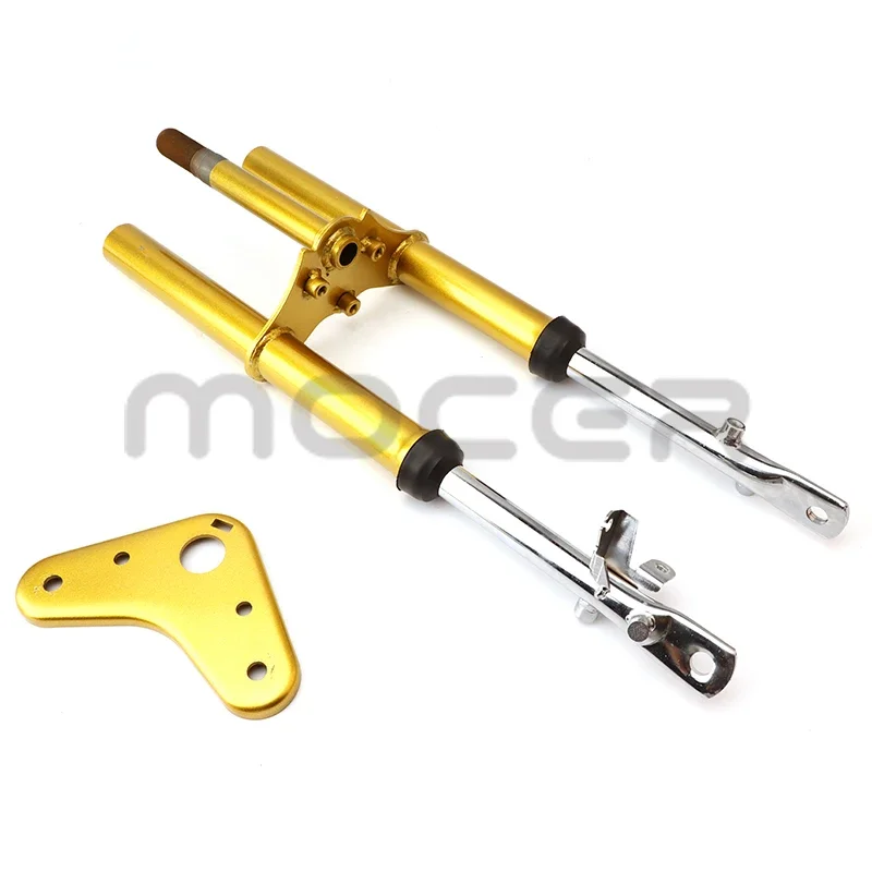 Gold/black Motorcycle Front fork shock absorber assembly for Honda 50 BMX XR50 CRF50 XR CRF50 stock suspension