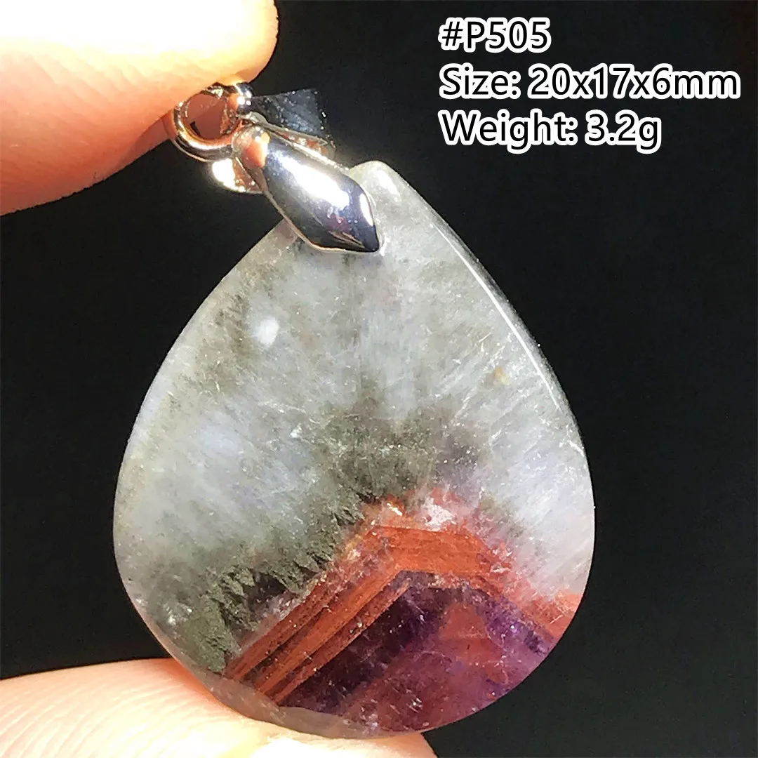 Top Natural Auralite 23 Pendant For Women Lady Man Wealth Gift Cacoxenite Crystal Beads Canada Gemstone Stone Jewelry AAAAA