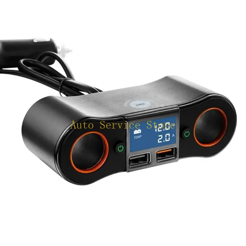 462A Car Lighters Socket Adapter Metal & Plastic Vehicle Vehicle Lighters Socket Power Socket Adapter Quick Fixing