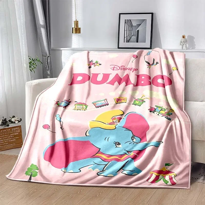 17 Styles Disney Dumbo Blanket for Sofa King Size Fluffy Soft Kids Quilt Throw Fluffy Bed Blanket New Born Winter Blanket Gift