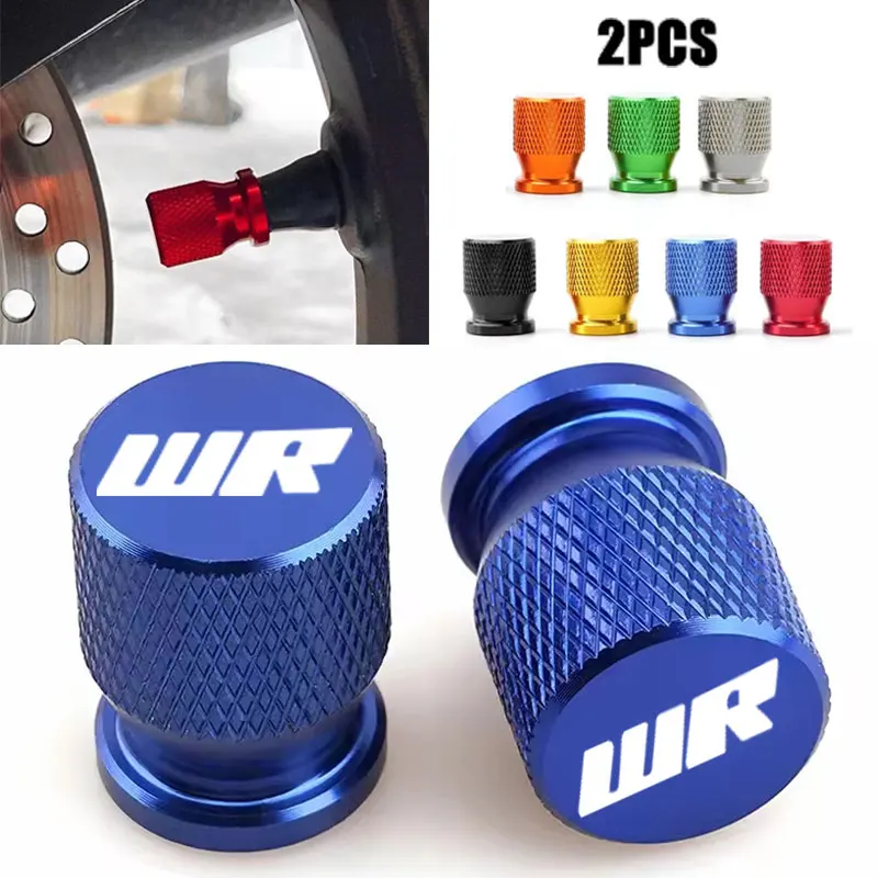 Motorcycle Tire Valve Caps Stem Cover Plug For YAMAHA WR125X WR125R WR200 WR250F WR250R WR250X WR250Z WR426F WR450F