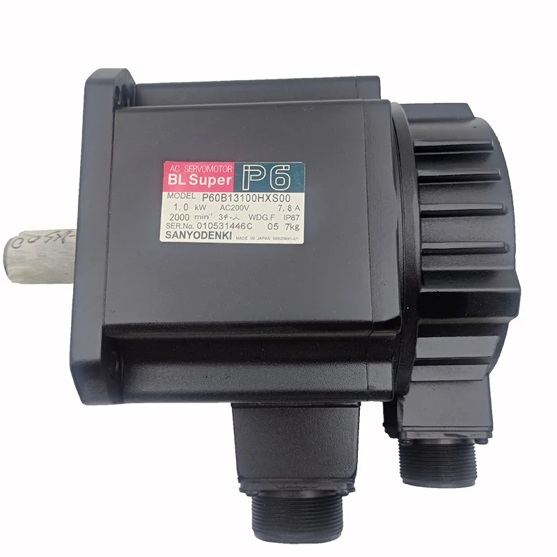 100% Original Sanyo Denki Servo Motor P60b13100hxs00 PLC Controller  Servo Motor