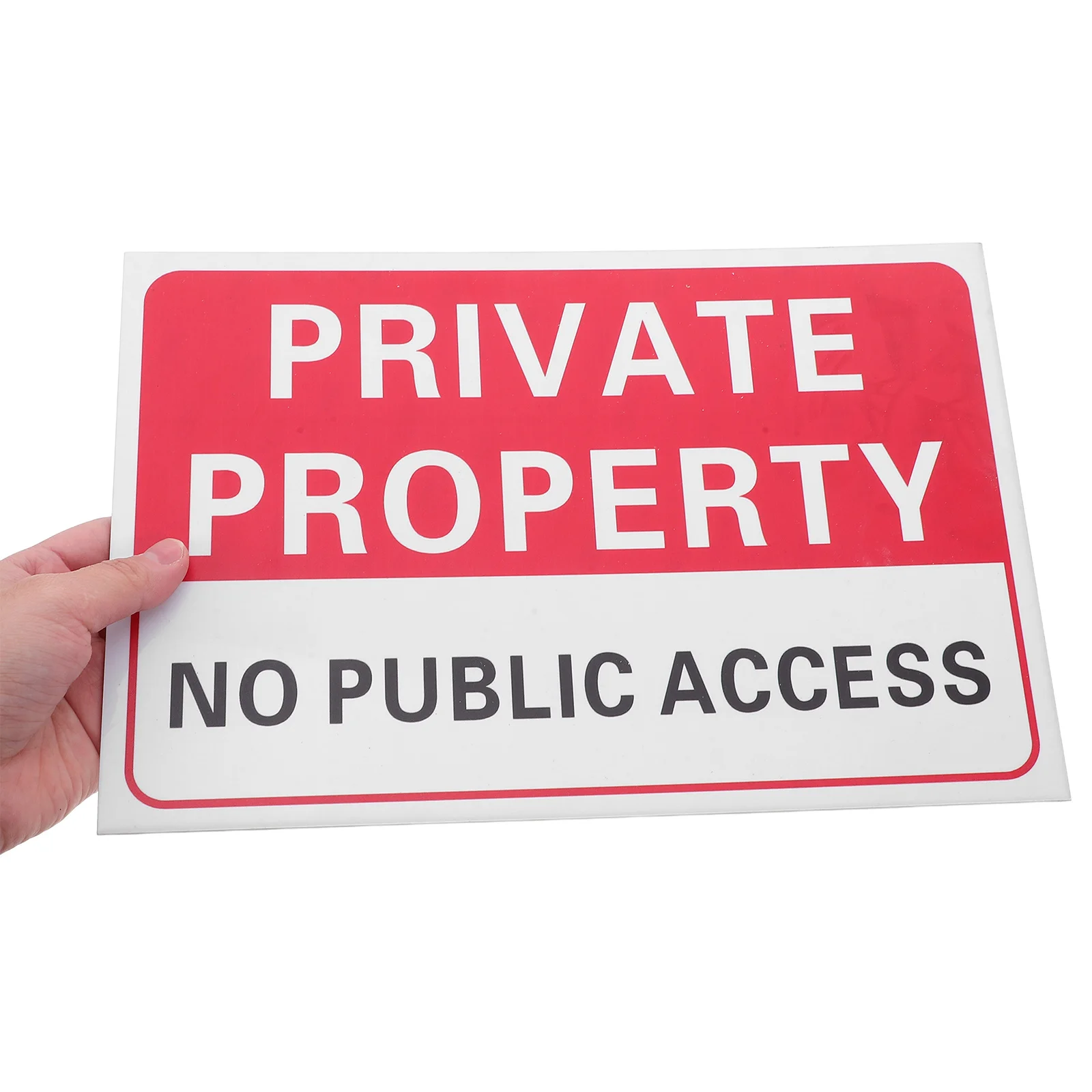 

2Pcs Self Adhesive Warning Decal Private Property No Entry Sign Outdoor Keep Out Yard Access Sticker Private Property Sign