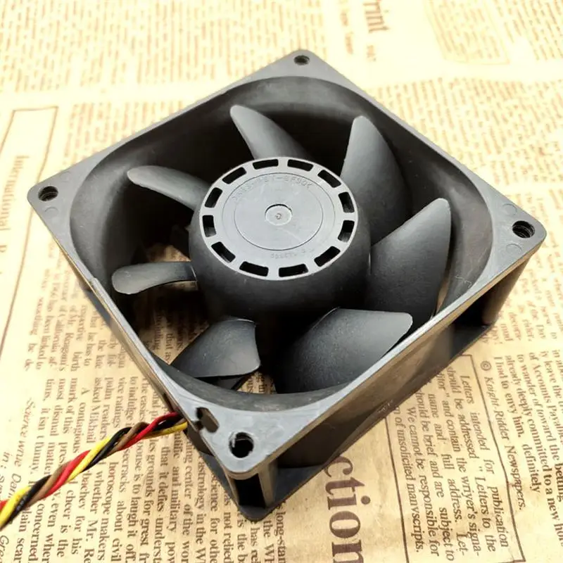 New Cooling Fan For Sanyo 8038 12V 0.58A 9G0812P1F061 8CM Silent Pwm Temperature Control Server Chassis Fan