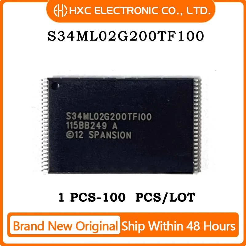 

Free Shipping 1PCS/10PCS/50PCS/100PCS S34ML02G200TF100 Brand New Original IC Chip