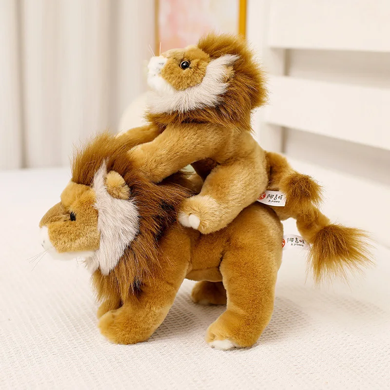 

Simulation Lion Plush Toy White Lion Stuffed Animal - Soft Toys for Kids Birthday Gift Wildlife Mascot Wholesale