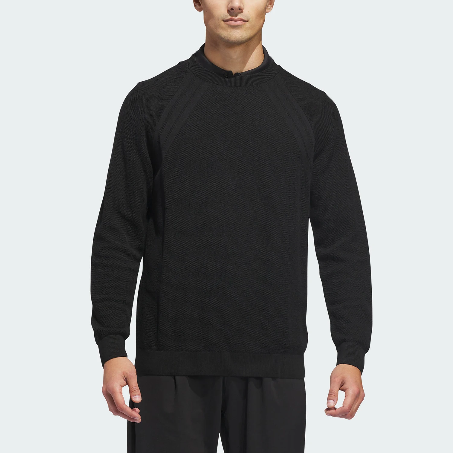 Adidas genuine 2026 men's golf sports round neck knitted sweater KA6238