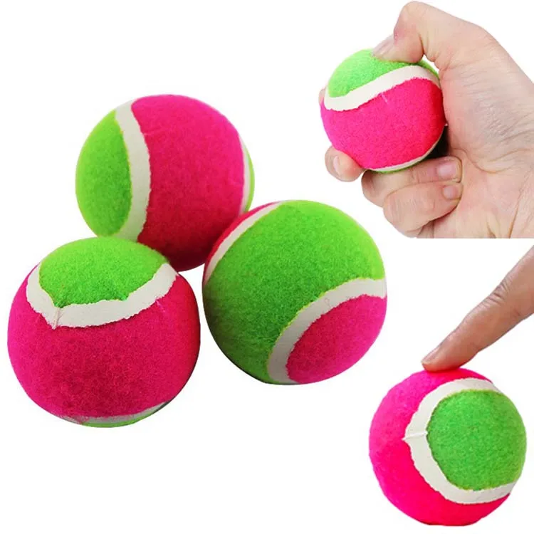 1/2/3/6 Pack Hard Felt Dog Toy Balls Durable Fetch Balls Bouncy Interactive Toy for Puppies Indoor Outdoor Training Sessions TMZ