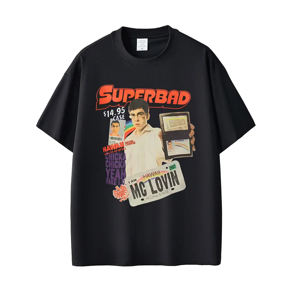 Funny McLovin Graphic T Shirts Men Women Clothing Casual Cotton Vintage Short Sleeve T-shirt Men's Fashion Oversized T-shirts