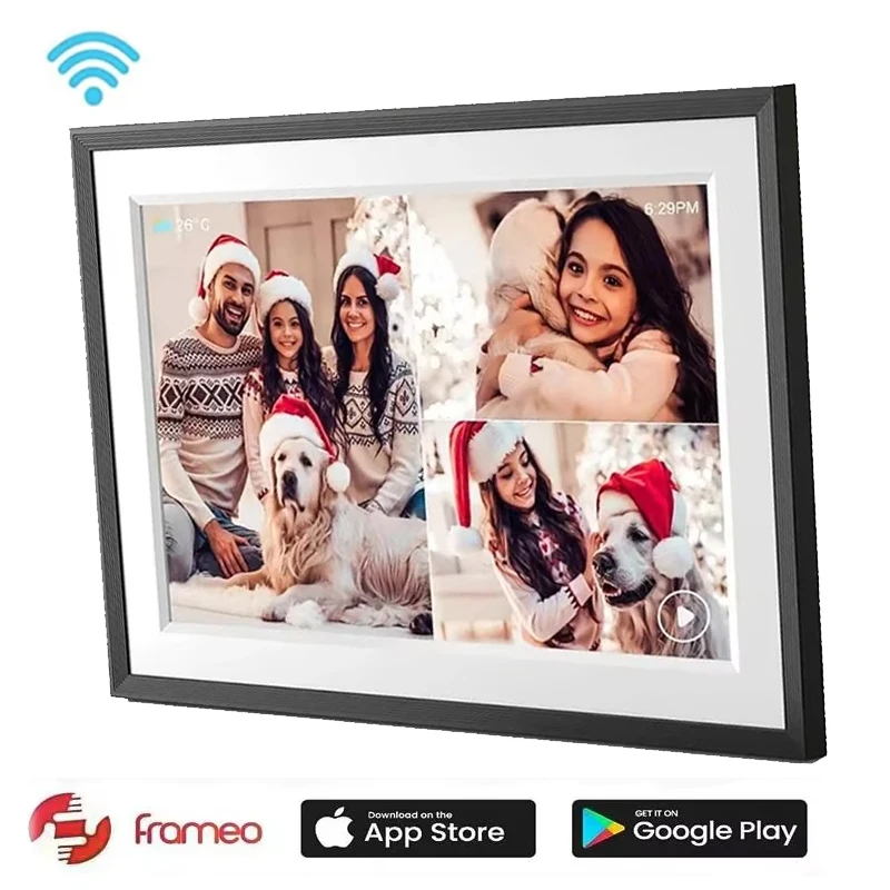 

Digital Photo Frame 10.1 Inch WiFi 32GB Storage Smart Digital Picture Frame 1280x800 IPS HD Touch Screen Digital For Family Gift