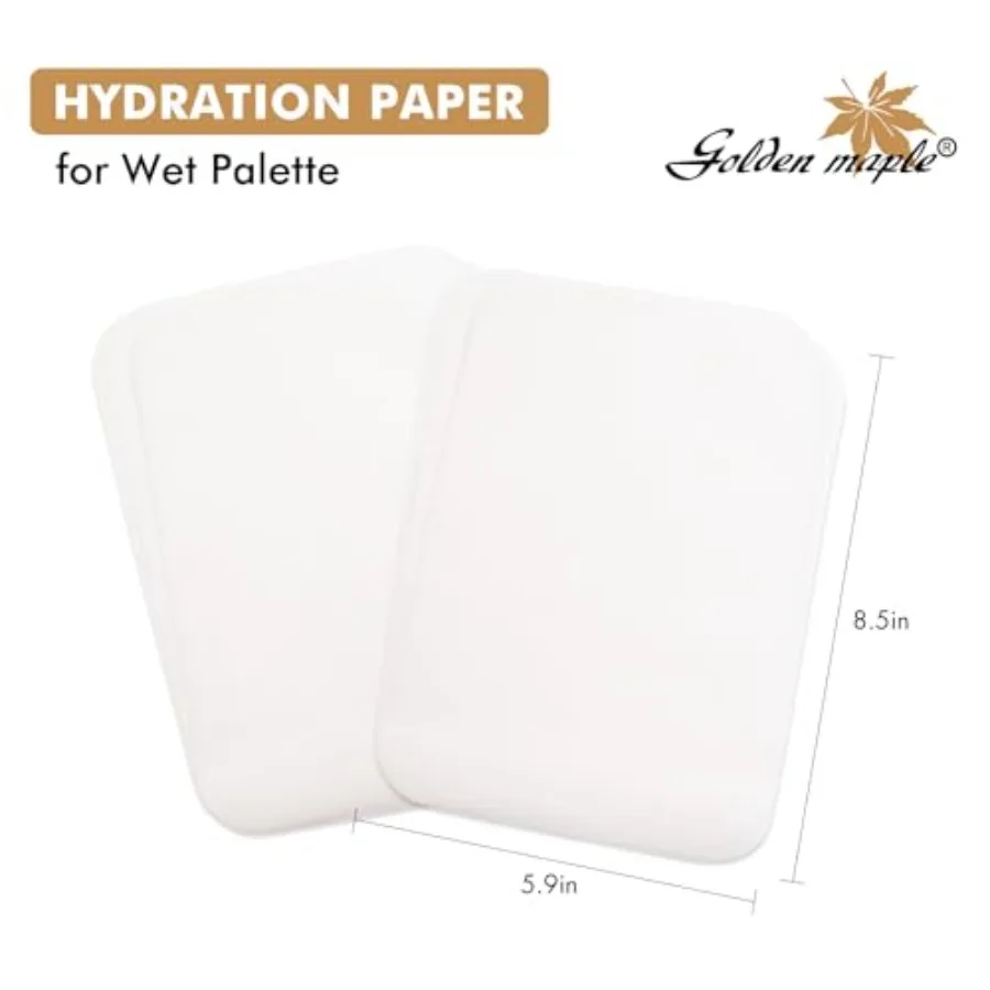 Wet Palette Paper, 100 Sheets Stay Wet Palette Paper Refill for Miniature and Model Painting and Acrylic Painting, DIY Craft, K