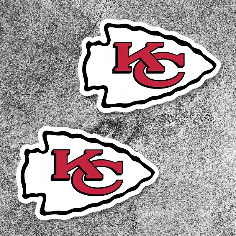 2PCS Car Stickers Waterproof Sports Style Sunscreen KC Decoration for Auto Bumper Windows Trunk Durable Vinyl Decals Decoration