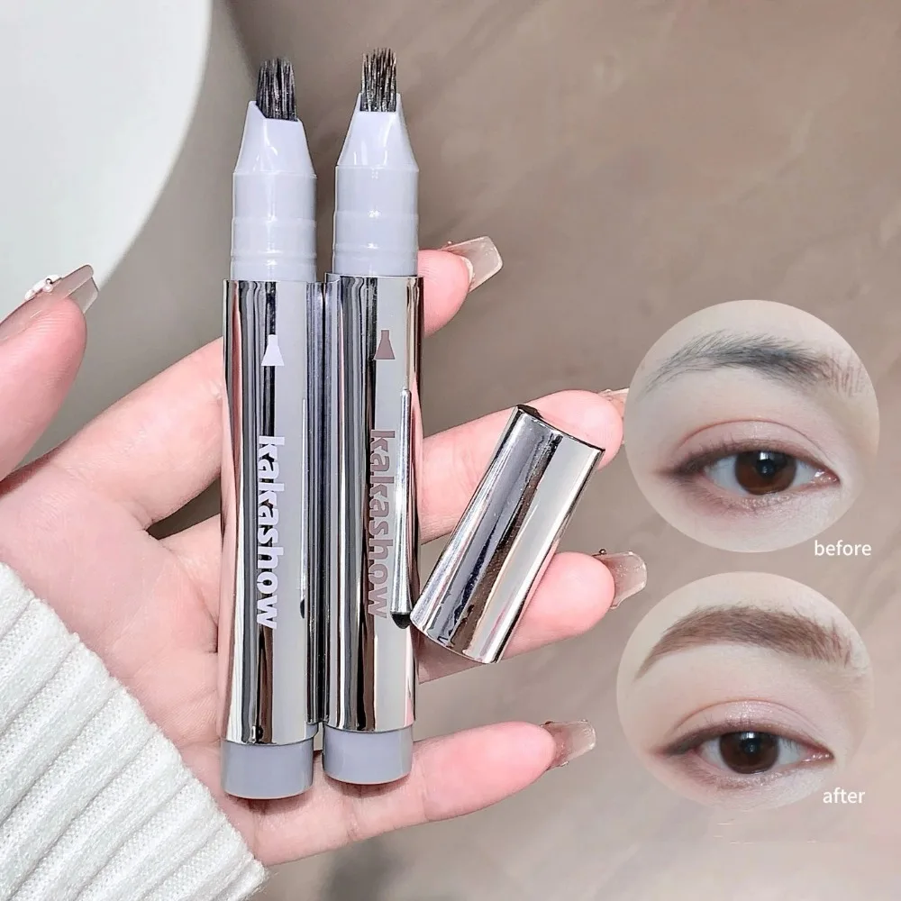 Crayon à sourcils multi-fourchettes, liquide imperméable, longue durée, séchage rapide, bâton de tatouage professionnel pour sourcils sauvages, maquillage